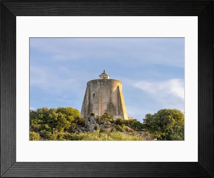 Framed Print : A view of the Capo Milazzo lighthouse in northern Sicily Framed Print : A view of the Capo Milazzo lighthouse in northern Sicily