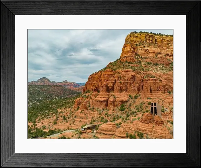 Framed Print : Drone photography Red rocks, Coconino National Forest, Sedona, Arizona, USA Framed Print : Drone photography Red rocks, Coconino National Forest, Sedona, Arizona, USA