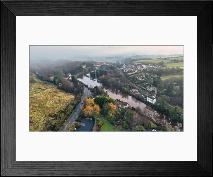 Framed Print : Ruswarp is a pretty village that lies in the scenic Esk Valley, just one mile south of Whitby Framed Print : Ruswarp is a pretty village that lies in the scenic Esk Valley, just one mile south of Whitby