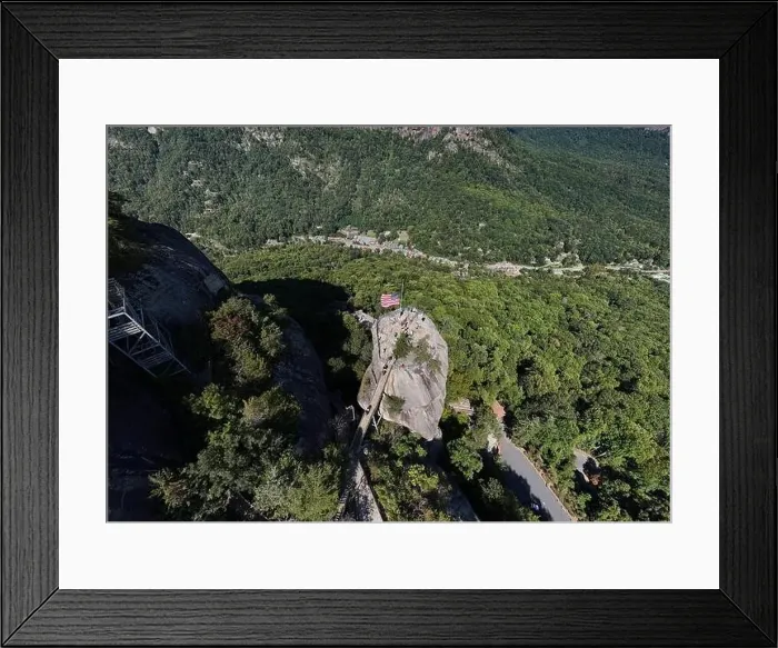 Framed Print : Chimney Rock State Park In Rutherford County, North Carolina Framed Print : Chimney Rock State Park In Rutherford County, North Carolina