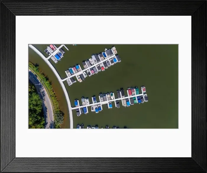 Framed Print : Lake Lure In Rutherford County, North Carolina