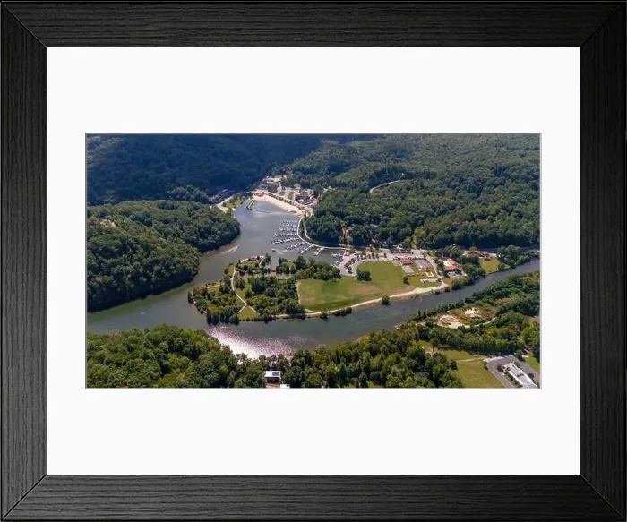 Framed Print : Lake Lure In Rutherford County, North Carolina