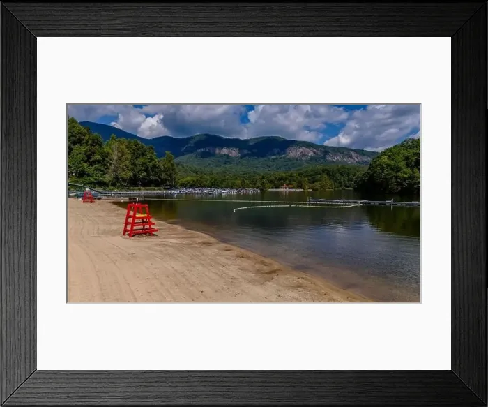 Framed Print : Lake Lure In Rutherford County, North Carolina