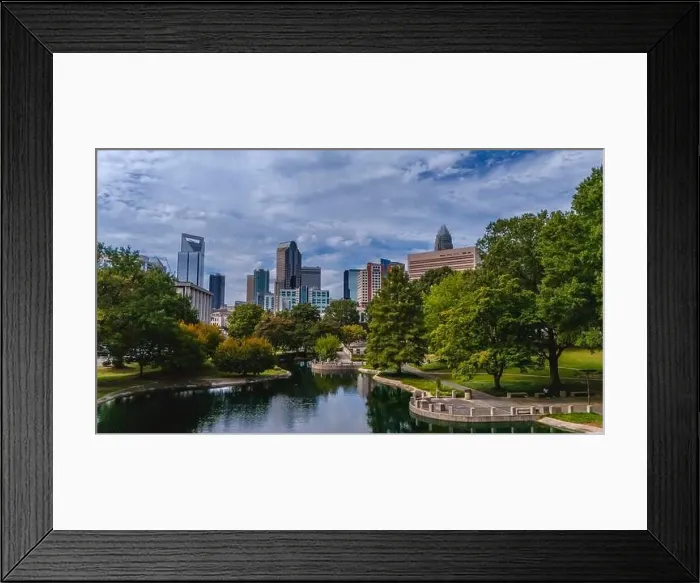 Framed Print : Aerial View Of The Queen City, Charlotte North Carolina Framed Print : Aerial View Of The Queen City, Charlotte North Carolina
