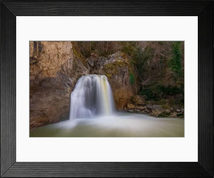 Framed Print : Aerial view of of Ilıca Waterfall in Küre Mountains National Park, Turkey Framed Print : Aerial view of of Ilıca Waterfall in Küre Mountains National Park, Turkey