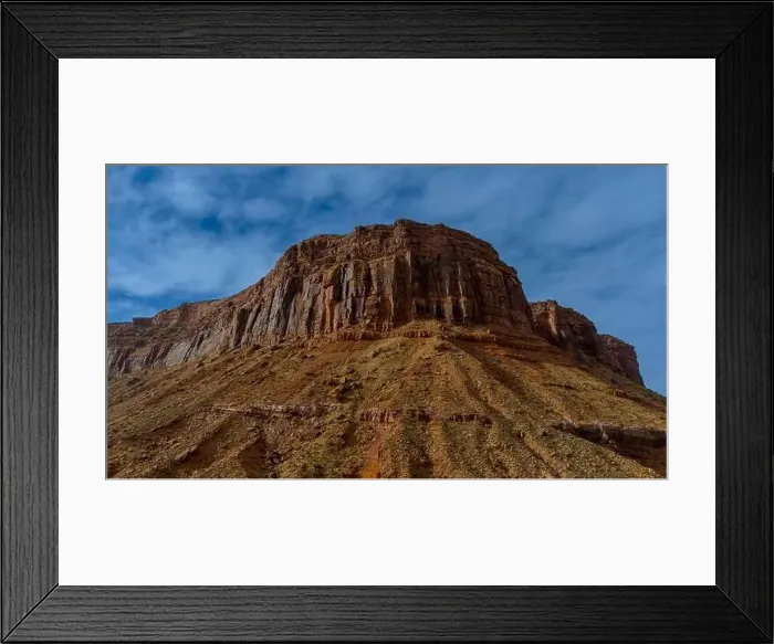 Framed Print : Aerial View Of Rock Formations In The American Southwest Framed Print : Aerial View Of Rock Formations In The American Southwest