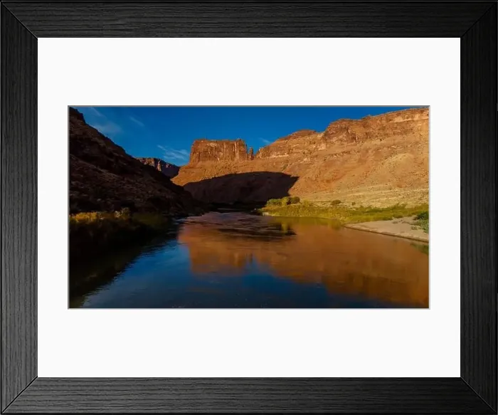Framed Print : Aerial View Of Rock Formations In The American Southwest Framed Print : Aerial View Of Rock Formations In The American Southwest
