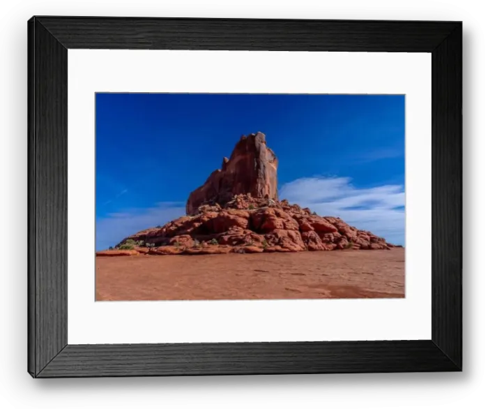 Framed Print : Aerial View Of Rock Formations In The American Southwest Framed Print : Aerial View Of Rock Formations In The American Southwest