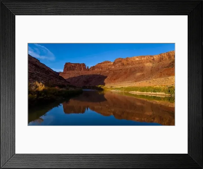 Framed Print : Aerial View Of Rock Formations In The American Southwest Framed Print : Aerial View Of Rock Formations In The American Southwest