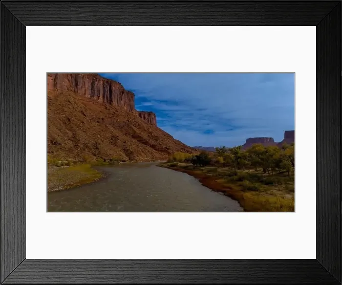 Framed Print : Aerial View Of Rock Formations In The American Southwest Framed Print : Aerial View Of Rock Formations In The American Southwest