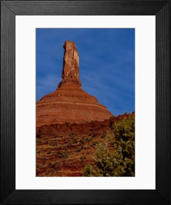 Framed Print : Aerial View Of Rock Formations In The American Southwest Framed Print : Aerial View Of Rock Formations In The American Southwest