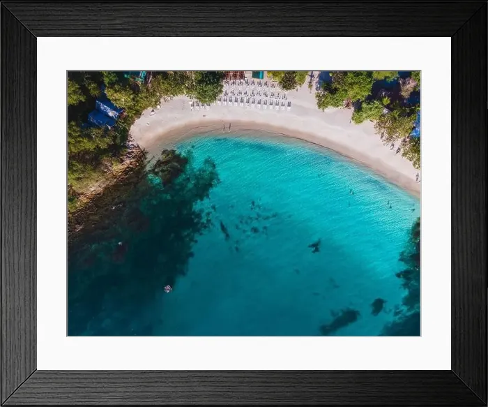 Framed Print : Koh Samet Island Thailand, aerial drone view from above at the Samed Island in Thailand Framed Print : Koh Samet Island Thailand, aerial drone view from above at the Samed Island in Thailand