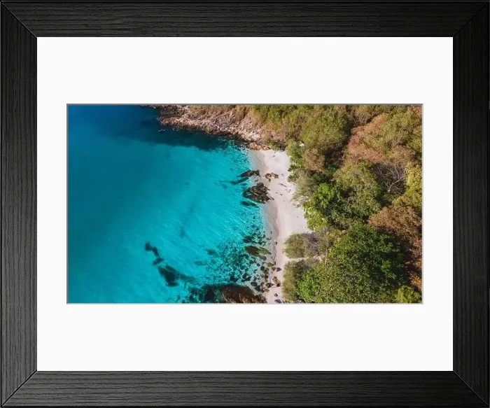Framed Print : Koh Samet Island Thailand, aerial drone view from above at the Samed Island in Thailand Framed Print : Koh Samet Island Thailand, aerial drone view from above at the Samed Island in Thailand