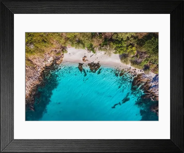 Framed Print : Koh Samet Island Thailand, aerial drone view from above at the Samed Island in Thailand Framed Print : Koh Samet Island Thailand, aerial drone view from above at the Samed Island in Thailand