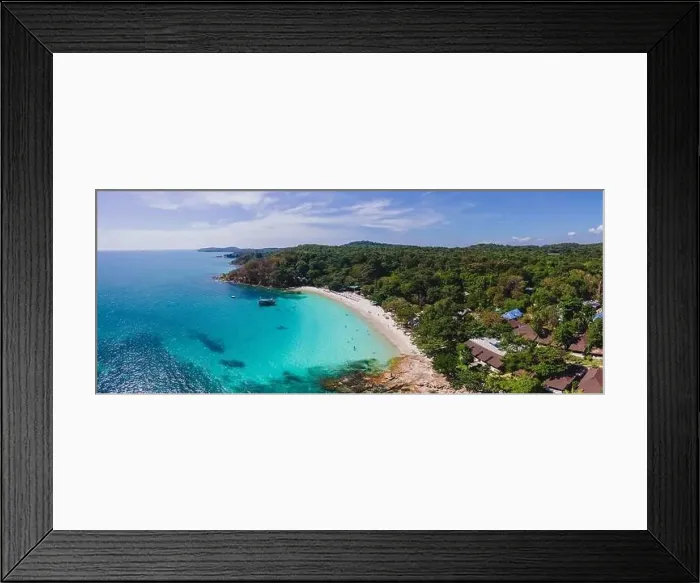 Framed Print : Koh Samet Island Thailand, aerial drone view from above at the Samed Island in Thailand Framed Print : Koh Samet Island Thailand, aerial drone view from above at the Samed Island in Thailand