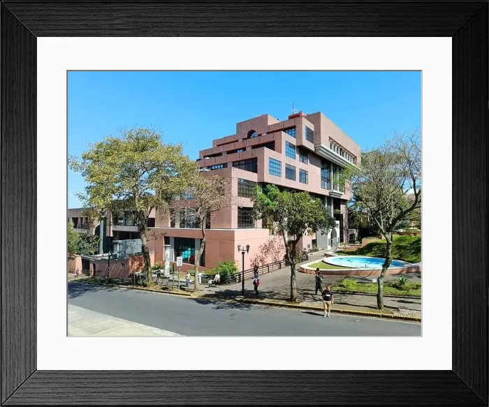 Framed Print : March 15 2023 - San Jose, Costa Rica in Central America: View of the outside of Plaza de la Democracia Framed Print : March 15 2023 - San Jose, Costa Rica in Central America: View of the outside of Plaza de la Democracia