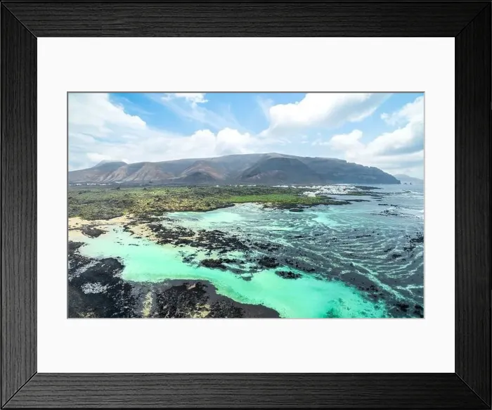 Framed Print : Discover the tranquil Caletón Blanco in Lanzarote Framed Print : Discover the tranquil Caletón Blanco in Lanzarote