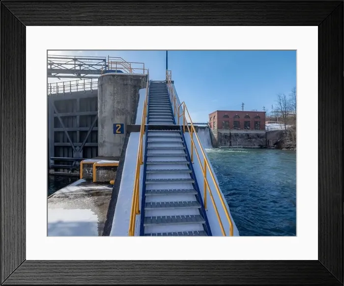 Framed Print : Winter aerial Image of the Erie Canal Locks found in Seneca Falls, NY, between Seneca Lake and Cayuga Lake Framed Print : Winter aerial Image of the Erie Canal Locks found in Seneca Falls, NY, between Seneca Lake and Cayuga Lake