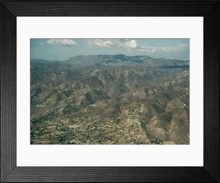Framed Print : aerial view of hills in Los Angeles California. High quality photo Framed Print : aerial view of hills in Los Angeles California. High quality photo