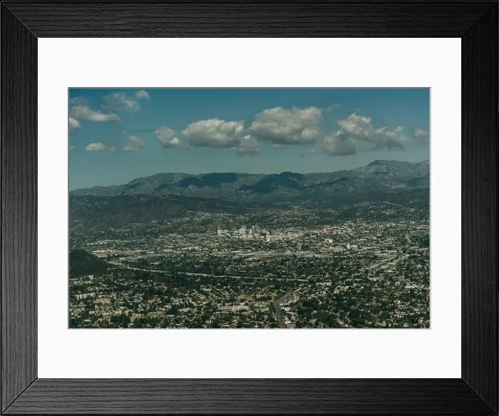 Framed Print : aerial view of hills in Los Angeles California. High quality photo Framed Print : aerial view of hills in Los Angeles California. High quality photo