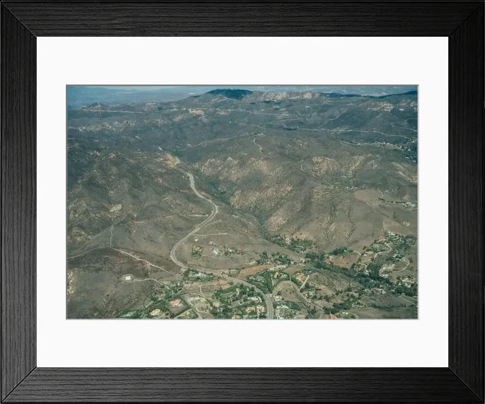 Framed Print : aerial view of hills in Los Angeles California. High quality photo Framed Print : aerial view of hills in Los Angeles California. High quality photo
