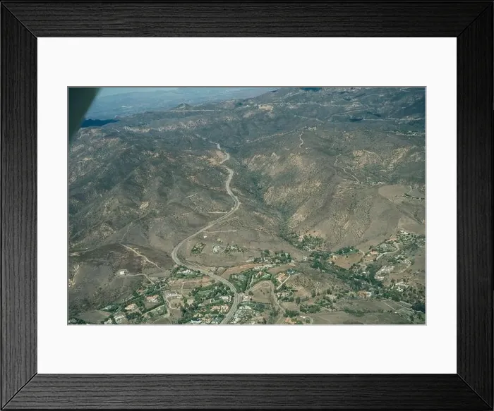 Framed Print : aerial view of hills in Los Angeles California. High quality photo Framed Print : aerial view of hills in Los Angeles California. High quality photo