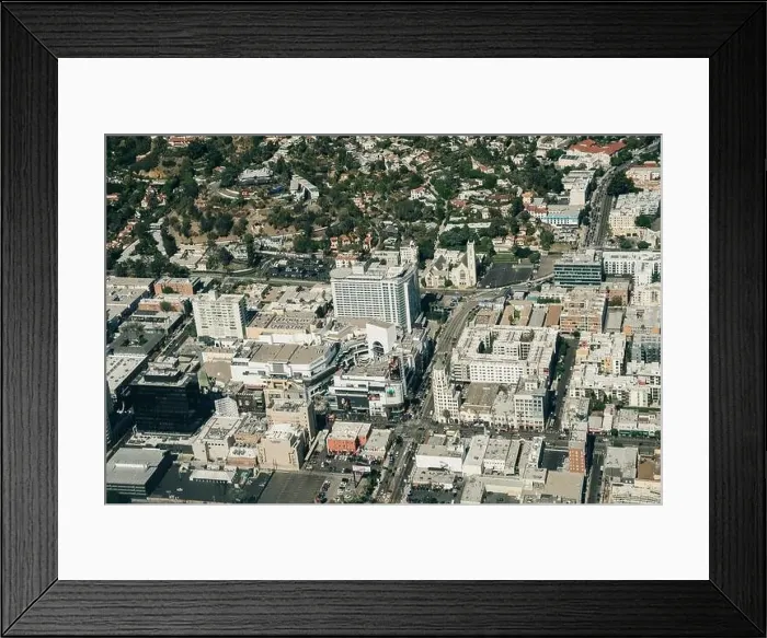 Framed Print : aerial view of hills in Los Angeles California. High quality photo Framed Print : aerial view of hills in Los Angeles California. High quality photo
