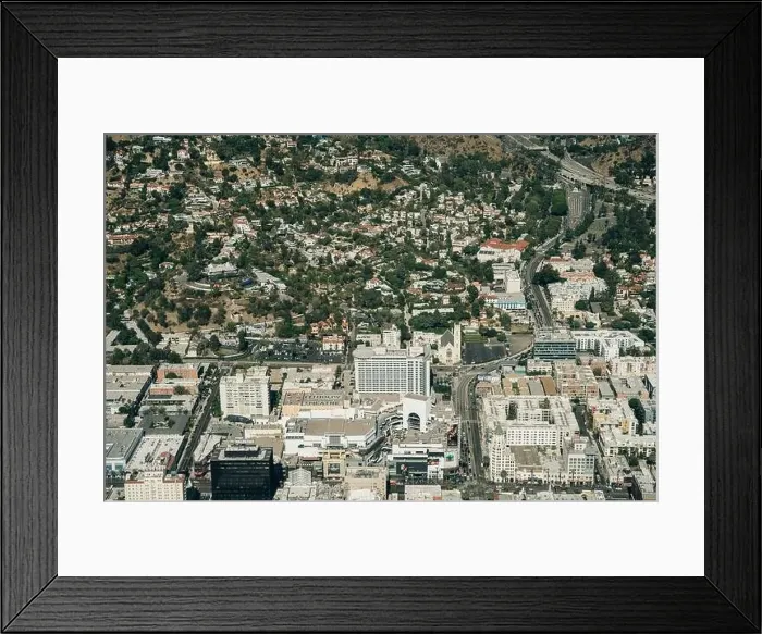 Framed Print : aerial view of hills in Los Angeles California. High quality photo Framed Print : aerial view of hills in Los Angeles California. High quality photo