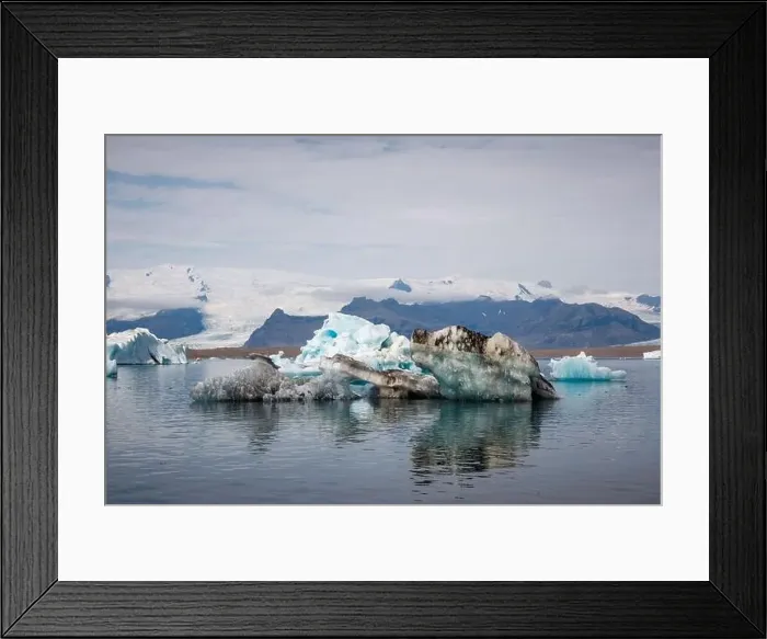 Framed Print : Amazing landscape of Jokulsarlon, the world's most famous glacier lagoon, aerial shot. Travel and adventure concepts Framed Print : Amazing landscape of Jokulsarlon, the world's most famous glacier lagoon, aerial shot. Travel and adventure concepts