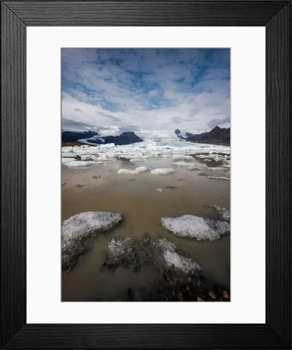 Framed Print : Amazing landscape of Jokulsarlon, the world's most famous glacier lagoon, aerial shot. Travel and adventure concepts Framed Print : Amazing landscape of Jokulsarlon, the world's most famous glacier lagoon, aerial shot. Travel and adventure concepts