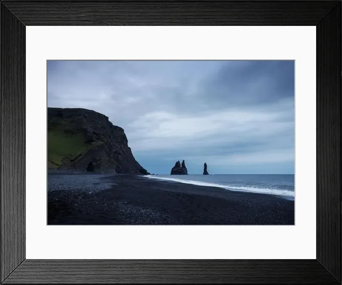 Framed Print : Iconic scenery of Reynisfjara beach in Iceland Framed Print : Iconic scenery of Reynisfjara beach in Iceland