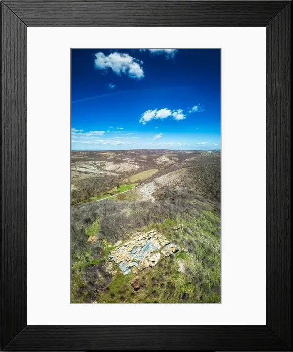 Framed Print : Drone a frame of high above a fortress Versinikia Framed Print : Drone a frame of high above a fortress Versinikia