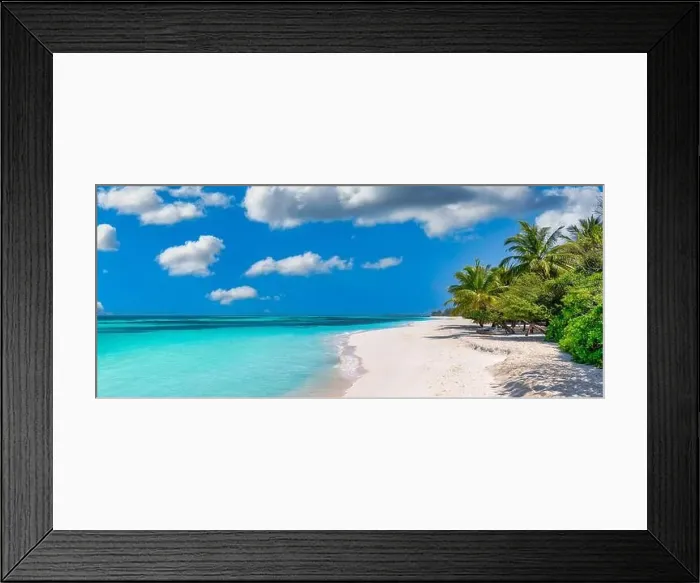 Framed Print : Sea beach aerial. Luxury summer travel vacation landscape Framed Print : Sea beach aerial. Luxury summer travel vacation landscape