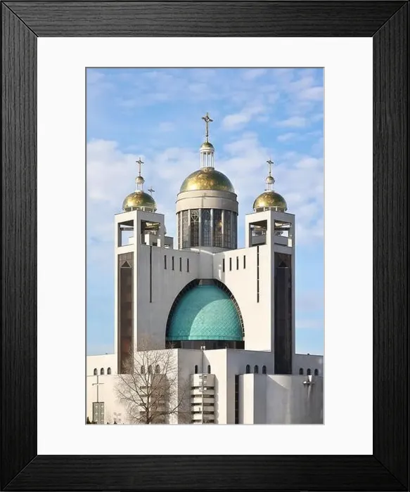 Framed Print : Patriarchal Cathedral of the Resurrection of Christ of the UGCC in Kyiv on a sunny winter day Framed Print : Patriarchal Cathedral of the Resurrection of Christ of the UGCC in Kyiv on a sunny winter day