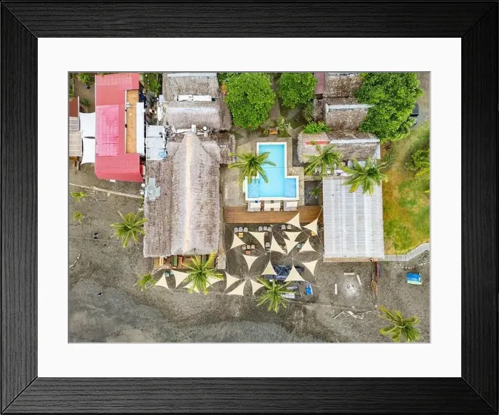 Framed Print : Drone Photography of the coast at Playa Venao Panama Framed Print : Drone Photography of the coast at Playa Venao Panama