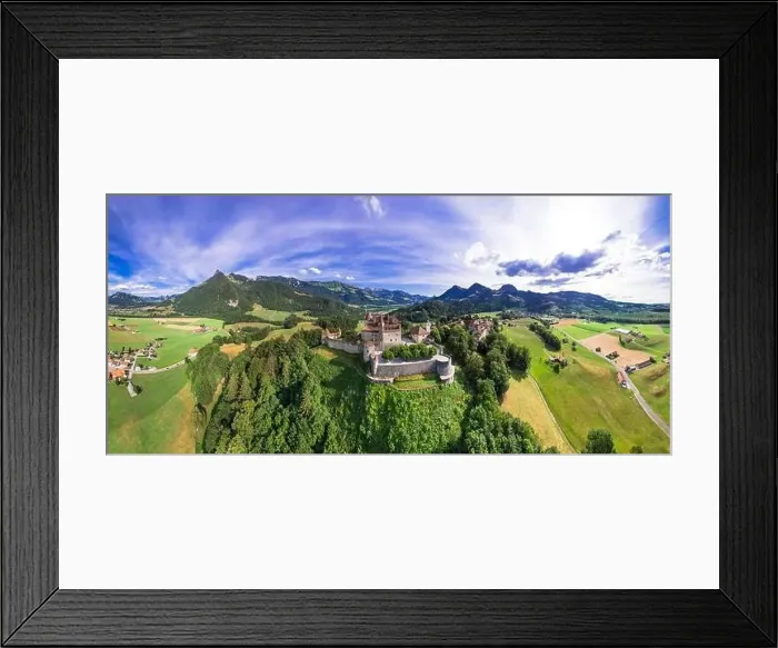 Framed Print : Switzerland travel and landmarks Framed Print : Switzerland travel and landmarks