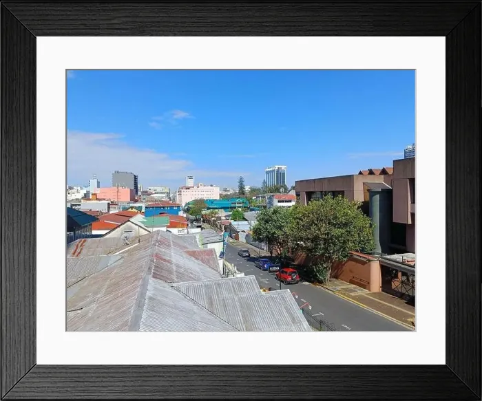 Framed Print : March 15 2023 - San Jose, Costa Rica in Central America: View of the outside of Plaza de la Democracia Framed Print : March 15 2023 - San Jose, Costa Rica in Central America: View of the outside of Plaza de la Democracia