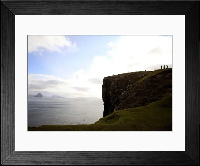 Framed Print : Beautiful scenery of the Faroe islands, Bosdalafossur Framed Print : Beautiful scenery of the Faroe islands, Bosdalafossur