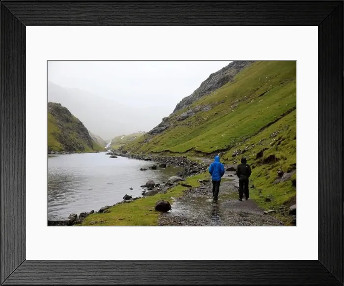 Framed Print : Landscape scenery at Saksun, Faroe islands Framed Print : Landscape scenery at Saksun, Faroe islands