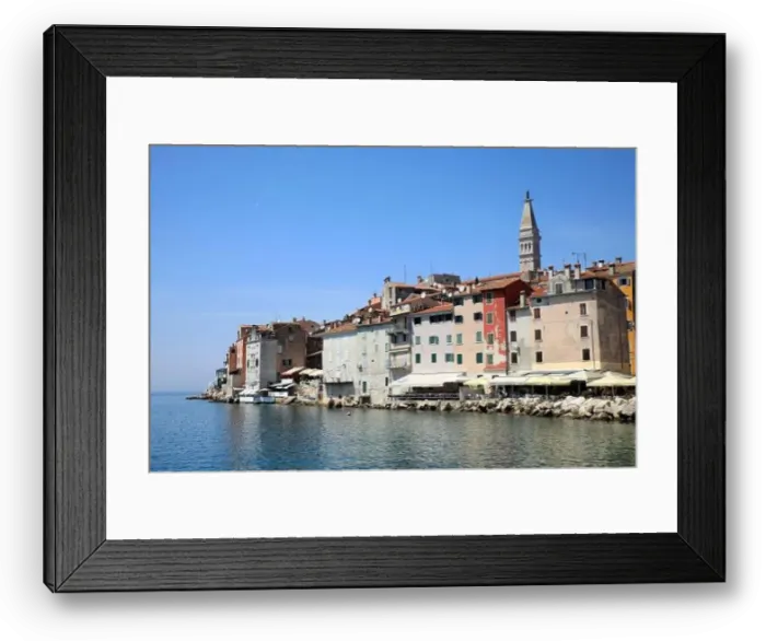 Framed Print : The historic village of Rovinj, Istria, Croatia Framed Print : The historic village of Rovinj, Istria, Croatia