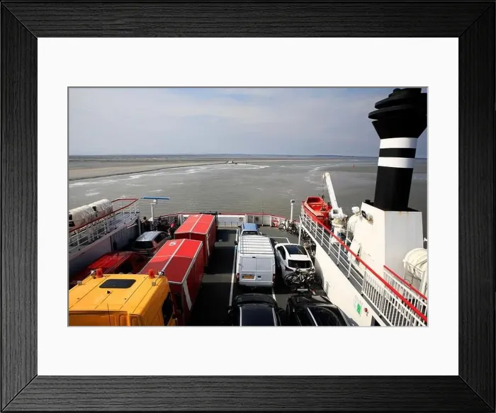 Framed Print : Ferry to the Dutch islands, Holwerd, The Netherlands Framed Print : Ferry to the Dutch islands, Holwerd, The Netherlands