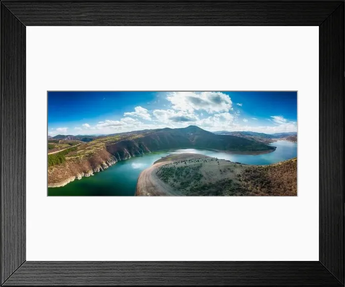 Framed Print : The meanders of Arda river near Ribartsi village in Bulgaria Framed Print : The meanders of Arda river near Ribartsi village in Bulgaria