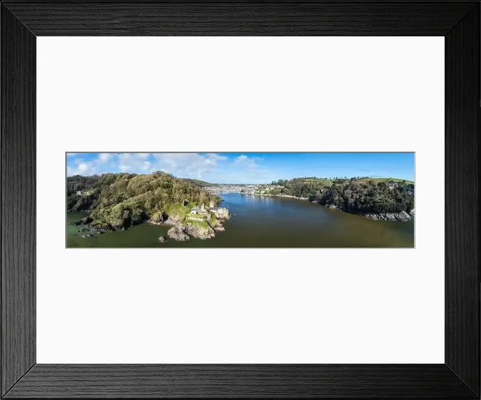 Framed Print : Dartmouth Castle over River Dart from a drone, Dartmouth, Kingswear, Devon, England Framed Print : Dartmouth Castle over River Dart from a drone, Dartmouth, Kingswear, Devon, England