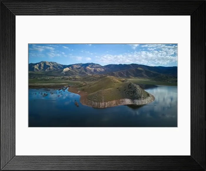 Framed Print : Lime Point at Lake Isabella, CA Framed Print : Lime Point at Lake Isabella, CA