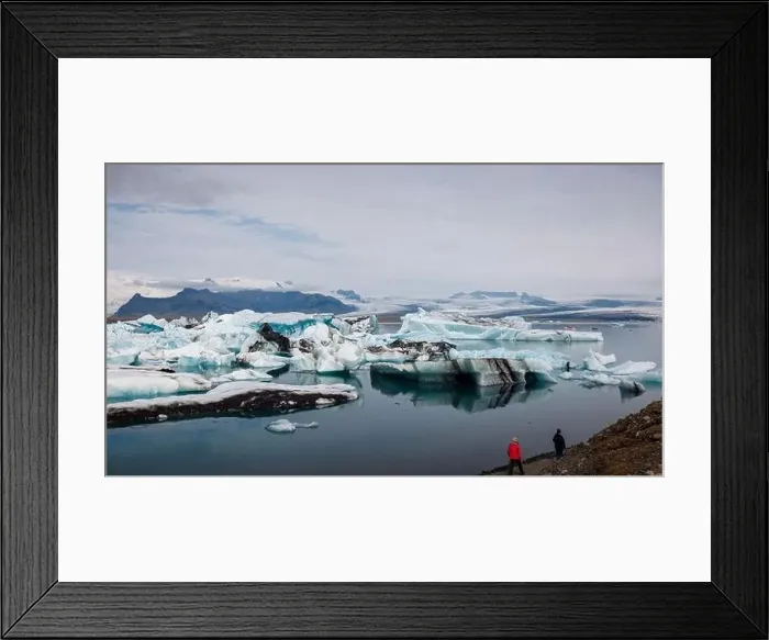 Framed Print : Amazing landscape of Jokulsarlon, the world's most famous glacier lagoon, aerial shot. Travel and adventure concepts Framed Print : Amazing landscape of Jokulsarlon, the world's most famous glacier lagoon, aerial shot. Travel and adventure concepts