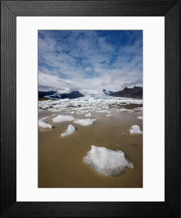 Framed Print : Jokulsarlon glacier lagoon in summer Framed Print : Jokulsarlon glacier lagoon in summer