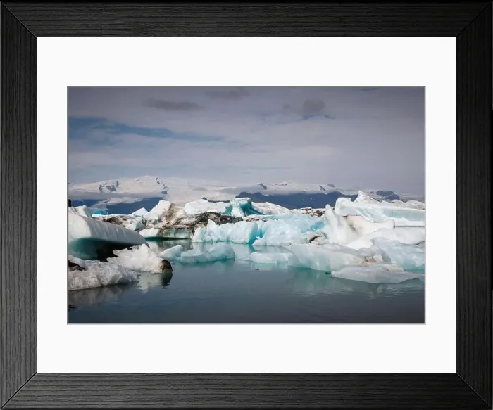 Framed Print : Jokulsarlon glacier lagoon in summer Framed Print : Jokulsarlon glacier lagoon in summer