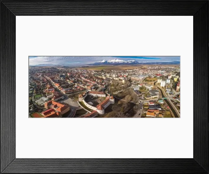 Framed Print : The town of Kezmarok with views of High Tatras, Slovakia Framed Print : The town of Kezmarok with views of High Tatras, Slovakia