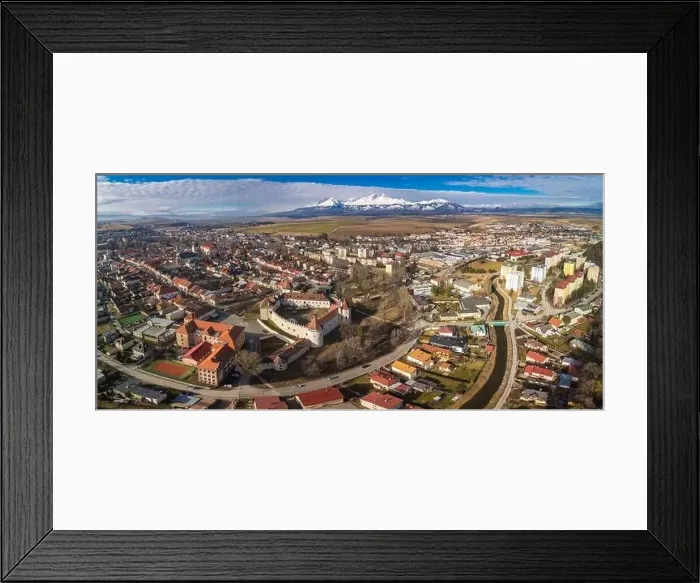 Framed Print : The town of Kezmarok with views of High Tatras, Slovakia Framed Print : The town of Kezmarok with views of High Tatras, Slovakia
