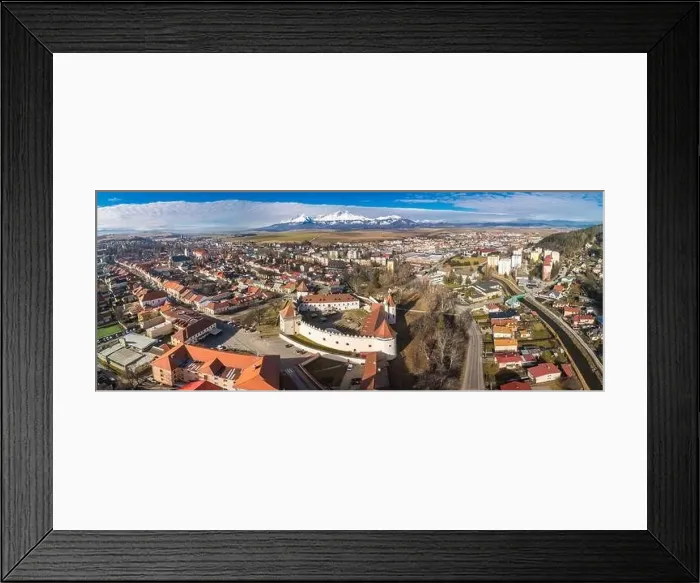 Framed Print : The town of Kezmarok with views of High Tatras, Slovakia Framed Print : The town of Kezmarok with views of High Tatras, Slovakia